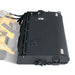 top angled view of black MechMaxx 40-inch mini skid steer box broom sweeper attachment at gallery position 1