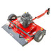 Swisher 44-inch tow-behind finish cut mower with 11.5HP engine, red steel deck, and pneumatic tires, gallery position 1