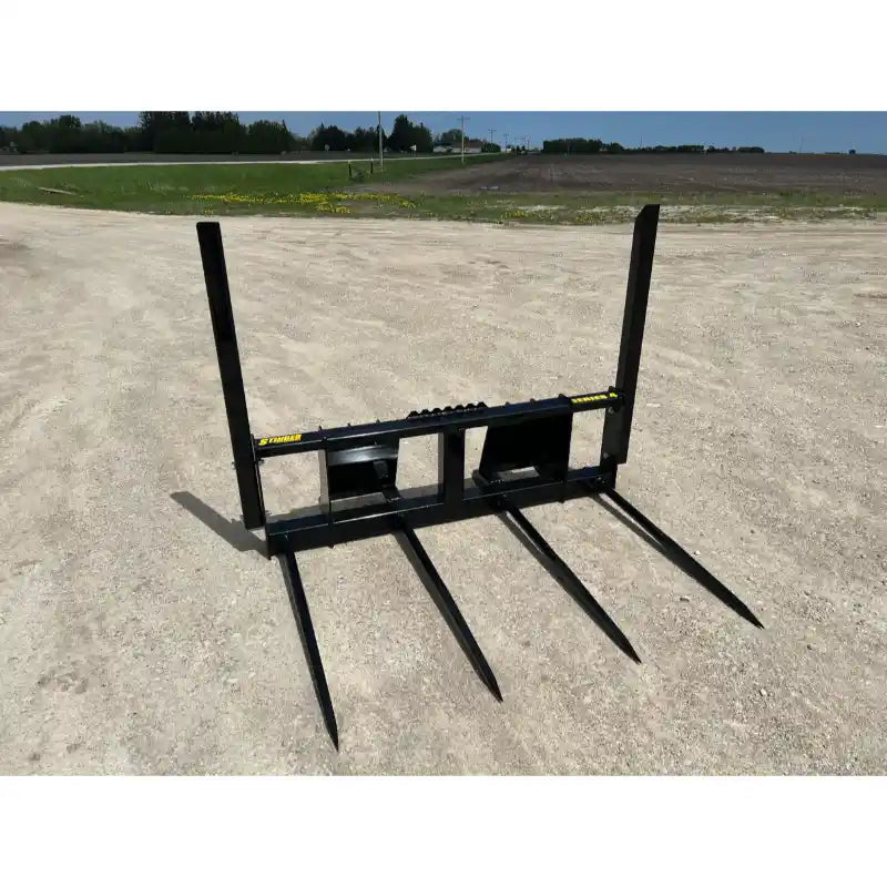 Stinger Attachments BS4-DL-WL Wheel Loader Double Large Bale Spear