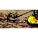 Stinger Attachments BF Bigfoot 900 skid steer trencher digging soil, gallery image 6, 800x800 square format