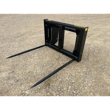 Stinger Attachments BS2-XD Series 2 bale spear on gravel background gallery position 2, square 800x800 image