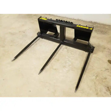 Stinger Attachments BS3 Series 3 Skid Steer Bale Spear with three 43-inch spears, gallery position 4, 800x800 square image