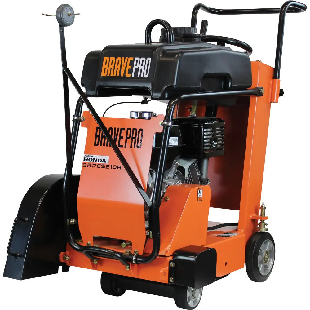 BravePro BRPCS210H Walk-Behind Concrete Saw – Honda GX390, 14in.-20in Blade Capacity