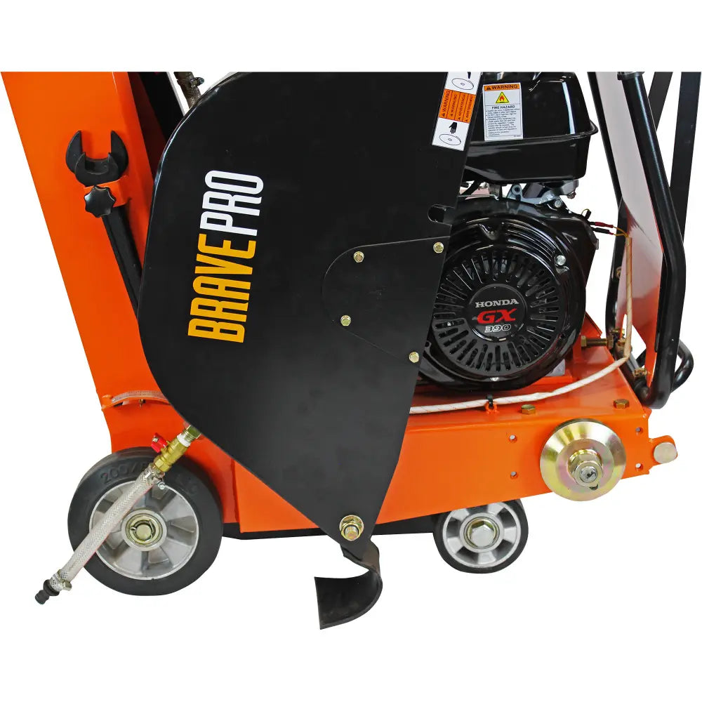 BravePro BRPCS210H Walk-Behind Concrete Saw – Honda GX390, 14in.-20in Blade Capacity