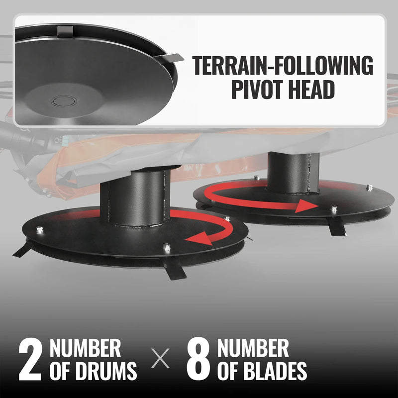 Terrain-Following Pivot Head