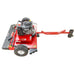 Swisher 44-inch finish cut mower with 11.5HP engine, red steel deck, pneumatic tires, and tow-behind hitch, gallery position 1