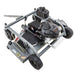 Swisher 60-inch finish cut mower with 14.5HP engine, steel frame, pneumatic tires, and fuel tank, gallery position 1