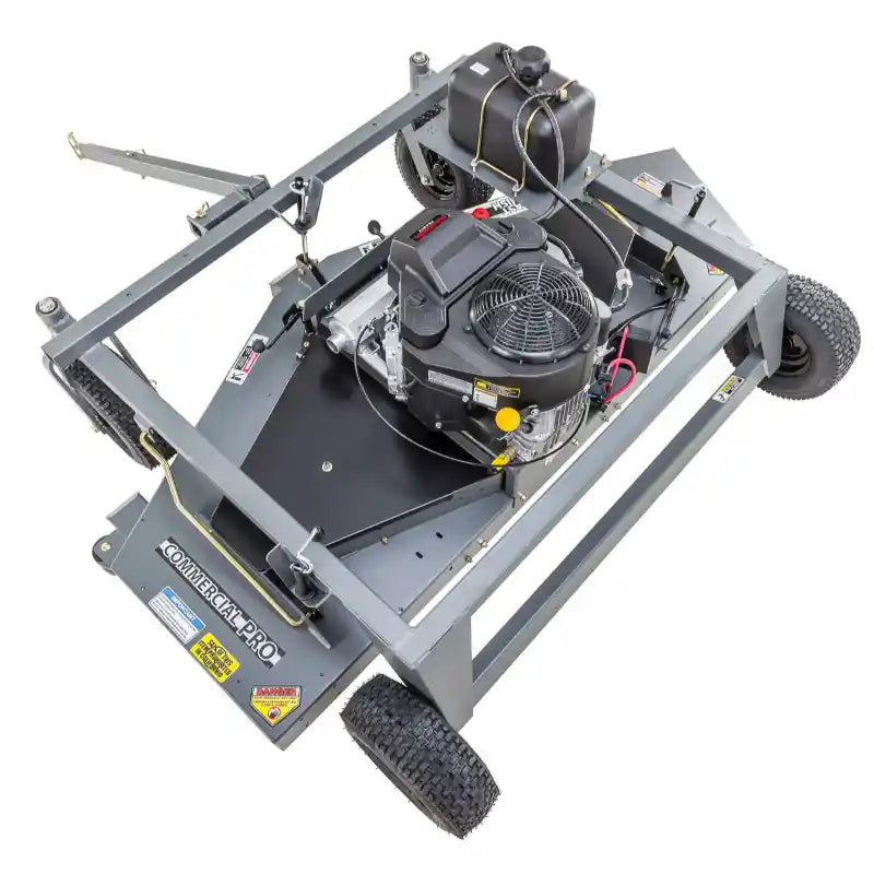 Swisher 66-inch finish cut mower with 14.5HP engine, fuel tank, steel frame, pneumatic tires, gallery position 1