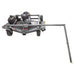 Swisher 66-inch finish mower with 14.5HP engine, tow bar extended, pneumatic tires, and fuel tank, gallery position 1