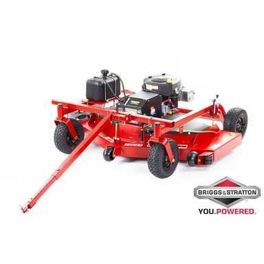 Swisher 60-inch finish cut mower with 15.5HP Briggs & Stratton engine, tow bar and caster wheels, gallery position 1