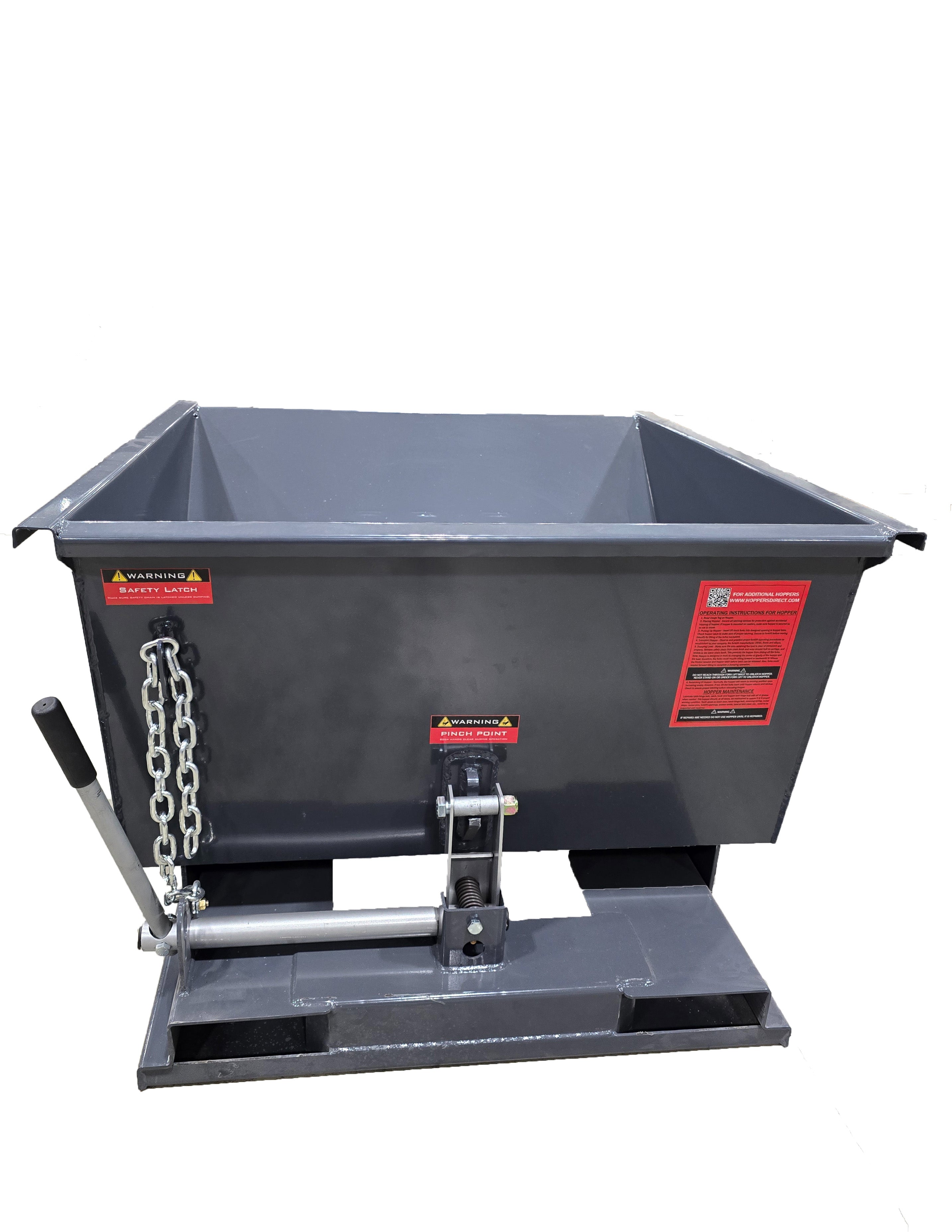 Hoppers Direct 1/2 Yard Self-Dumping Hopper