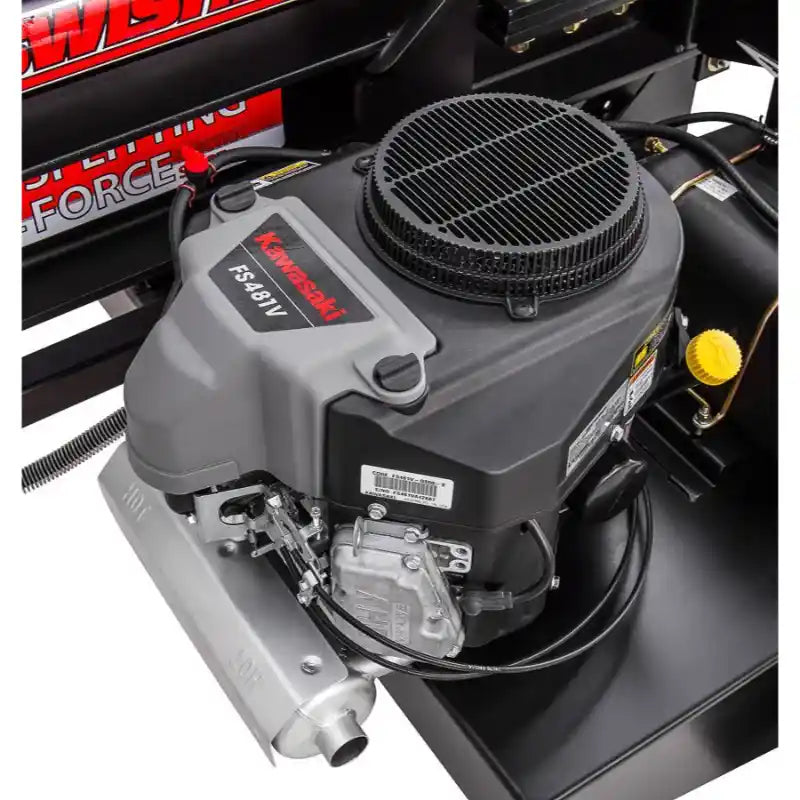 Close-up of Kawasaki FS481V engine mounted on Swisher 34-Ton Timber Brute 14.5 HP log splitter gallery position 1