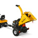 Right side view of MechMaxx P4205 5-inch gas towable wood chipper with KOHLER CH440 engine, gallery position 1