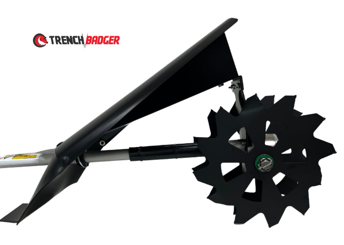 TrenchBadger Pro 12 – Portable 12" Deep‑Cut Trencher (Efco 2‑Cycle Engine)