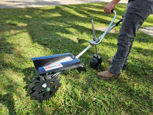 TrenchBadger Pro 12 – Portable 12" Deep‑Cut Trencher (Efco 2‑Cycle Engine)