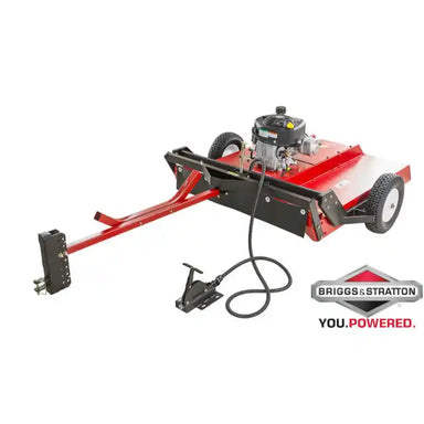 Swisher 44" rough cut brush mower with Briggs & Stratton engine and tow-behind hitch, gallery position 1