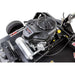 Close-up of 14.5HP engine and blade assembly on Swisher 44-inch rough cut mower, gallery position 1