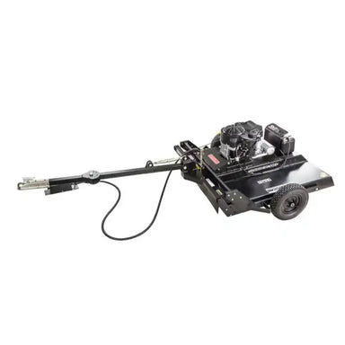 Swisher 44-inch tow-behind rough cut mower with 14.5HP engine and long hitch arm, gallery position 1