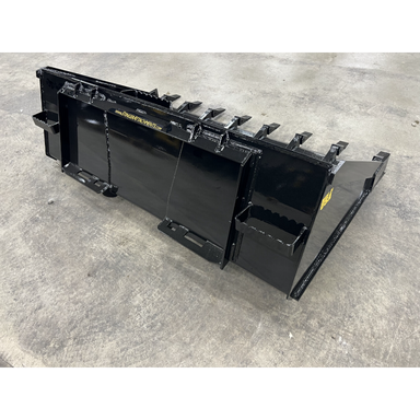 Stinger Attachments TB Tractor Tooth Bucket, gallery 2, black finish, 800x800 square image, skid steer attachment