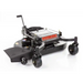 Swisher 42-inch finish cut mower attachment for Versa ZTR, angled front view, gallery position 1 on white background