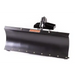 Swisher 50-inch snow plow attachment for Versa ZTR, front view with hydraulic lift cylinder, gallery position 1