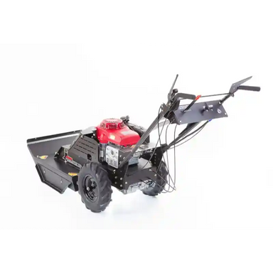 Swisher 24-inch walk-behind rough cut mower with Honda 10.2HP engine, angled front left view, gallery position 1
