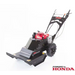Swisher 24-inch walk-behind rough cut mower with Honda 10.2HP engine, angled front view, gallery position 1