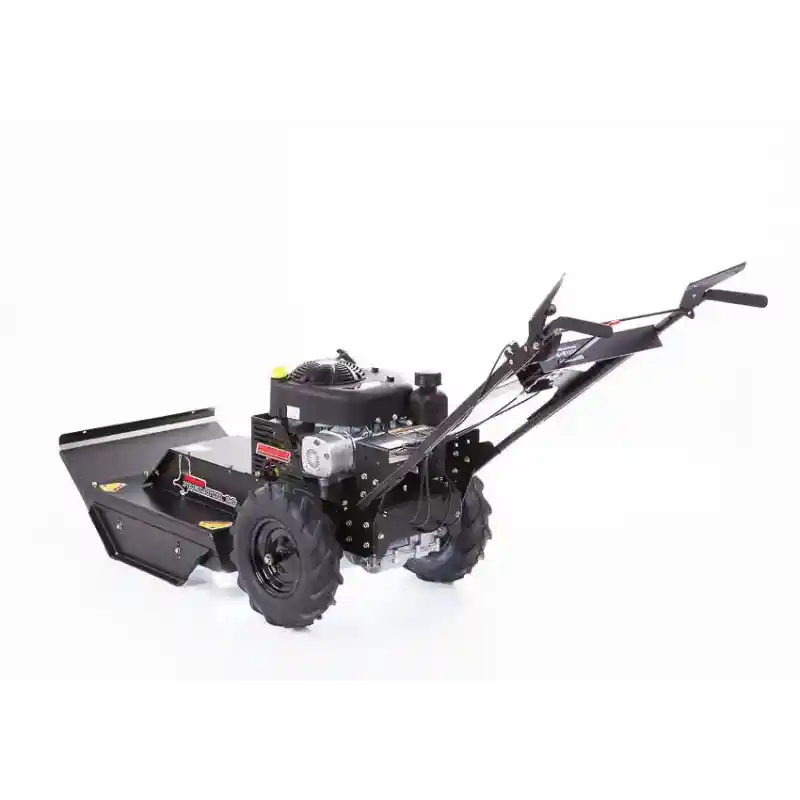 Swisher 24-inch walk-behind rough cut mower with 11.5HP Briggs & Stratton engine, gallery position 1 side angle view