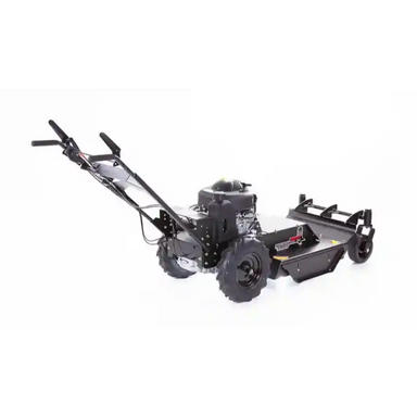 Swisher 24-inch walk-behind rough cut mower with casters and 11.5HP Briggs & Stratton engine, gallery position 1 angle view