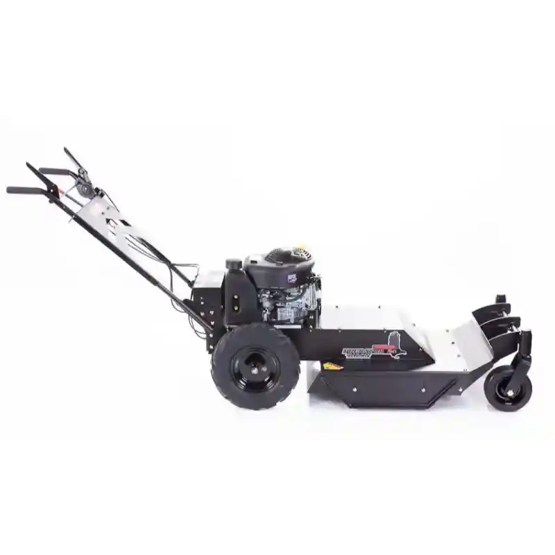 Swisher 24-inch walk-behind rough cut mower with casters and 11.5HP Briggs & Stratton engine, gallery position 1 side view