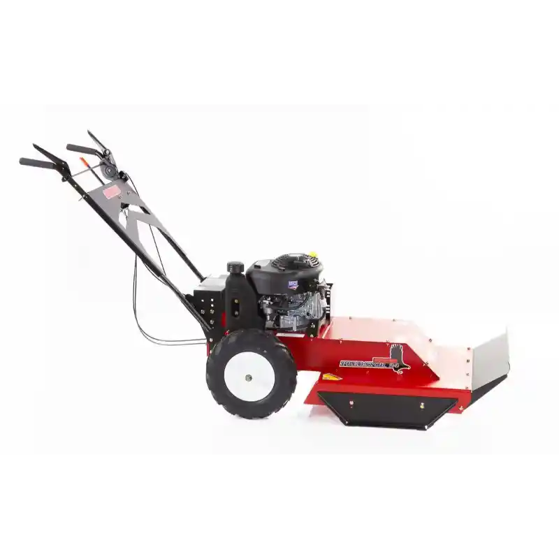 Side profile of Swisher 24-inch walk-behind rough cut mower with 11.5HP Briggs & Stratton engine, gallery position 1