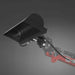 black 32-inch MechMaxx tilt bucket attachment with hydraulic lines on mini excavator arm gallery position 1