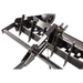 Swisher 48" Driveway Grader blade assembly with adjustment scale and black steel frame, gallery position 1