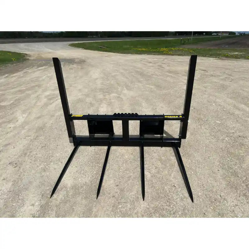 Stinger Attachments BS4-DL-WL Wheel Loader Double Large Bale Spear