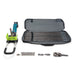 MiniTrencher SB215e electric micro boring drill with Makita motor, drill rods, fittings, and open carrying case gallery position 1