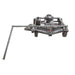 Swisher 66-inch finish mower with 14.5HP engine, tow bar extended, fuel tank, and pneumatic tires, gallery position 1