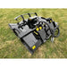 Stinger Attachments TF3 Twister skid steer brush cutter on grass, gallery position 6, 800x800 square image