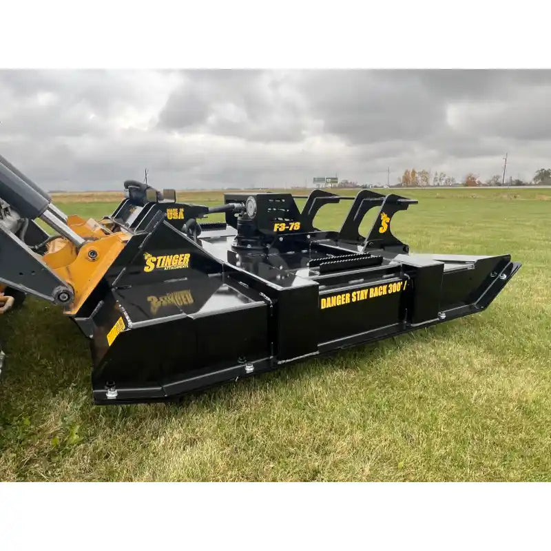 Stinger Attachments TF3 Twister Skid Steer Brush Cutter shown in gallery position 5, 800x800 square image