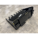 Stinger Attachments TB Tractor Tooth Bucket skid steer attachment with teeth, black finish, gallery position 3, 800x800px square image