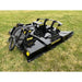 Stinger Attachments TF3 Twister skid steer brush cutter on grass, square image, gallery position 8, 800x800 dimensions