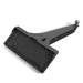 angled view of black MechMaxx 36-inch boom length mini skid steer lifting jib with 2-inch hitch ball gallery 1
