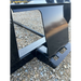 Close-up of Stinger Attachments BS1 Series skid steer bale spear showing skid-steer hookup and weld details, gallery 8.