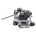 Tow-behind 60-inch finish cut mower with 14.5HP engine, steel deck, pneumatic tires, and extended tow hitch, gallery position 1