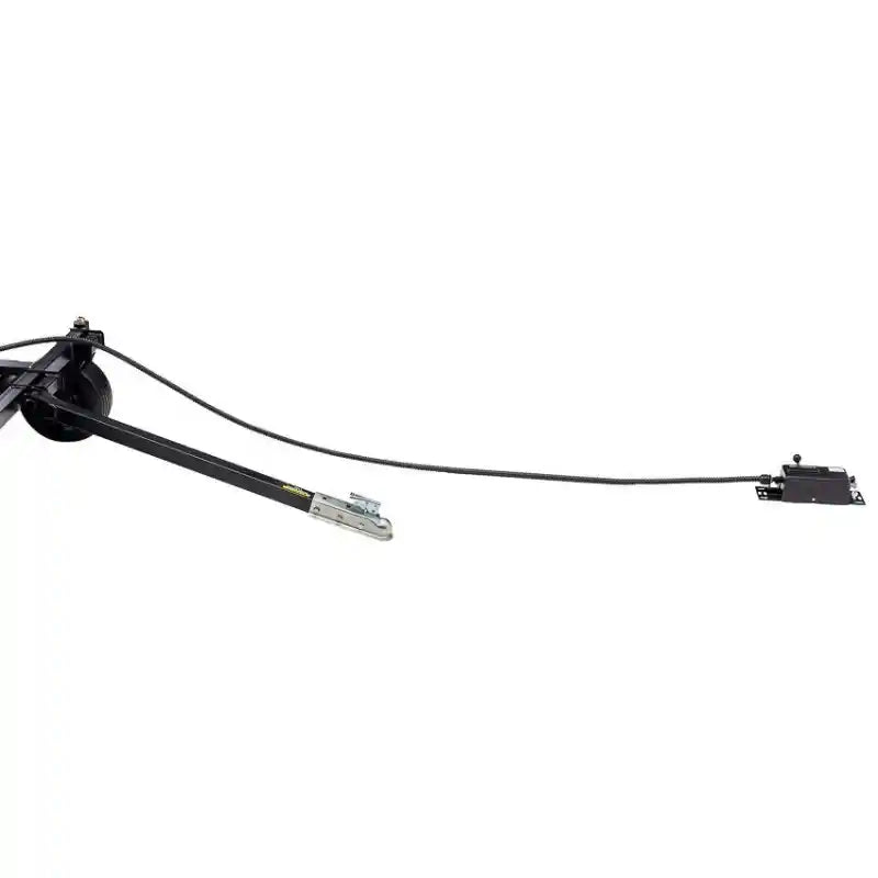 Tow bar assembly with hitch coupler and cable attachment for Swisher 52-inch rough cut brush mower, gallery position 1