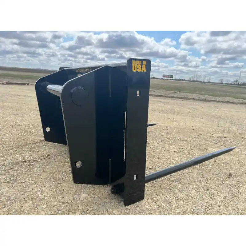 Stinger Attachments BS2-XD Series 2 bale spear on gravel, gallery position 6, 800x800 square image