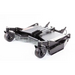 Front angle view of Swisher 51-inch front-mount rough cut attachment with caster wheels, gallery position 1