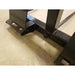 Close-up view of Stinger Attachments BS3 Series skid steer bale spear connector and spear mount, gallery position 1.