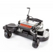 Swisher 42-inch finish cut mower attachment for Versa ZTR mower, angled front view, gallery position 1 on white background