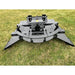Stinger Attachments TF3 Twister skid steer brush cutter on grass, gallery position 15, 800x800 square image