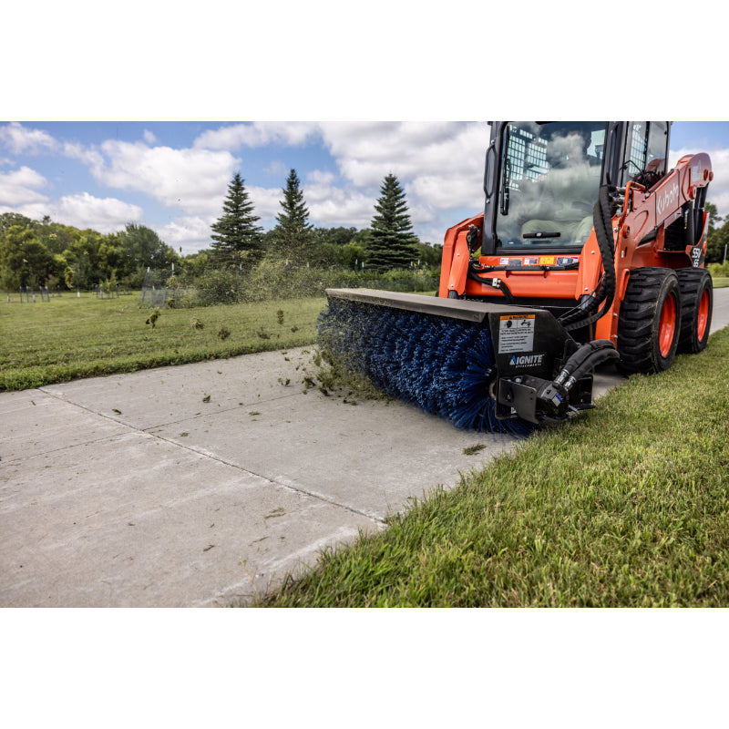 Ignite Attachments - Hydraulic Angle Broom